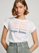 Pepe Jeans Shirts 'Eileen'  blå / pastelgrøn / orange / hvid