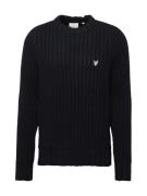 Lyle & Scott Pullover  sort / hvid