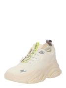 STEVE MADDEN Sneaker low 'Vault 1'  beige / citrongul / sølvgrå