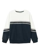 NAME IT Sweatshirt  blå / hvid