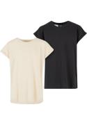 Urban Classics Bluser & t-shirts  ecru / sort