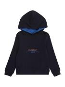 Jack & Jones Junior Sweatshirt 'JJGREAT'  blå / navy / orange