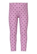 NAME IT Leggings 'VIVIAN'  pink / sort