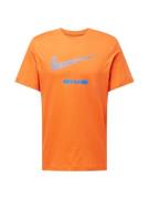 Nike Sportswear Bluser & t-shirts 'SWOOSH'  lyseblå / mandarin