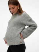 MAMALICIOUS Pullover  grå-meleret