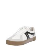 Pull&Bear Sneaker low  sort / hvid / offwhite