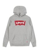 Levi's Kids Sweatshirt 'Batwing'  grå-meleret / rød / hvid