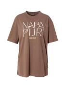 NAPAPIJRI Shirts 'S-RHIN'  beige / brun / hvid