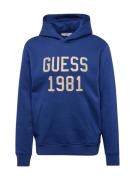 GUESS Sweatshirt  mørkeblå / offwhite