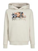 Jack & Jones Junior Sweatshirt  beige / orange / sort