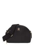 TOMMY HILFIGER Skuldertaske 'Monotype'  guld / sort