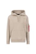 ALPHA INDUSTRIES Sweatshirt  sand / rød