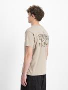 ALPHA INDUSTRIES Bluser & t-shirts  mørkebeige / sort