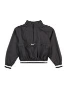 NIKE Sportsjakke  sort / hvid