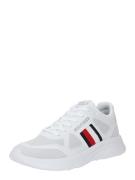 TOMMY HILFIGER Sneaker low 'MODERN ESS'  rød / sort / hvid