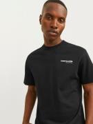 JACK & JONES Bluser & t-shirts 'JCOAero'  sort / hvid