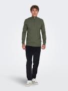 Only & Sons Pullover 'ONSLoui'  mudderfarvet