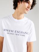 ARMANI EXCHANGE Bluser & t-shirts '8NZT72'  sort / hvid