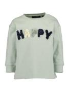 BLUE SEVEN Sweatshirt  elfenben / navy / mint