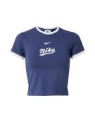 Nike Sportswear Shirts  navy / hvid