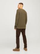 JACK & JONES Pullover 'JPRCCVIGGO'  oliven