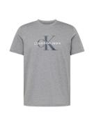 Calvin Klein Jeans Bluser & t-shirts 'HERO'  grå-meleret / sort / hvid