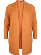 Zizzi Cardigan 'CASUNNY'  mørkeorange