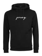 Mister Tee Sweatshirt 'Pray'  sort / hvid