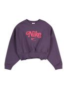 Nike Sportswear Sweatshirt  mørkelilla / pink