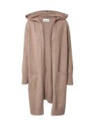 ARMEDANGELS Cardigan 'WARMA'  brun-meleret / hvid