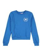 KIDS ONLY Sweatshirt 'KOGCOLETTE'  blå / hvid