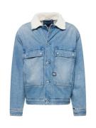 G-STAR Overgangsjakke  blue denim / hvid