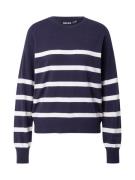 PIECES Pullover  navy / hvid