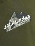 Jack & Jones Junior Sweatshirt  khaki / sort / hvid