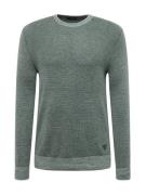 GUESS Pullover 'EARLE'  jade / sort / hvid