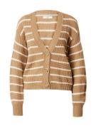 JDY Cardigan 'JDYELLEN'  brun / hvid