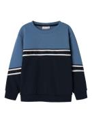 NAME IT Sweatshirt  natblå / safir / hvid