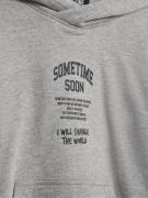 SOMETIME SOON Sweatshirt 'Dimas'  grå-meleret / sort