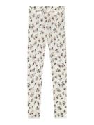 NAME IT Leggings  mørkebrun / oliven / lyserød / hvid