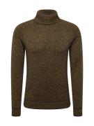 BLEND Pullover  brun / gran / abrikos