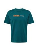 JACK & JONES Bluser & t-shirts  petroleum / orange / hvid