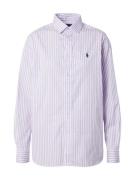 Polo Ralph Lauren Bluse  lilla / hvid