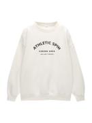 Pull&Bear Sweatshirt  sort / hvid