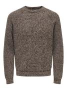 Only & Sons Pullover 'ONSFELIP'  mørkebrun