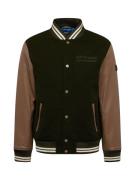 SCOTCH & SODA Overgangsjakke  brokade / oliven / sort / hvid