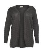 KAFFE CURVE Cardigan 'Emana'  sort