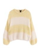 Lindex Pullover 'Serina'  gul / hvid