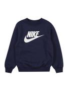 Nike Sportswear Sweatshirt 'CLUB FLC'  navy / hvid