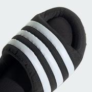 ADIDAS ORIGINALS Pantoletter 'Adilette'  sort / hvid