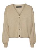 VERO MODA Cardigan 'VMGold'  beige-meleret